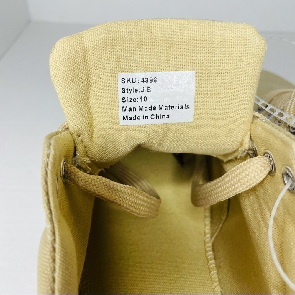 Sail Men's Lace-up Sneakers Style JIB Camel Color. - Picture 6 of 8